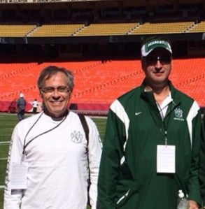 Lee and Me at Arrowhead for NW vs Pitt